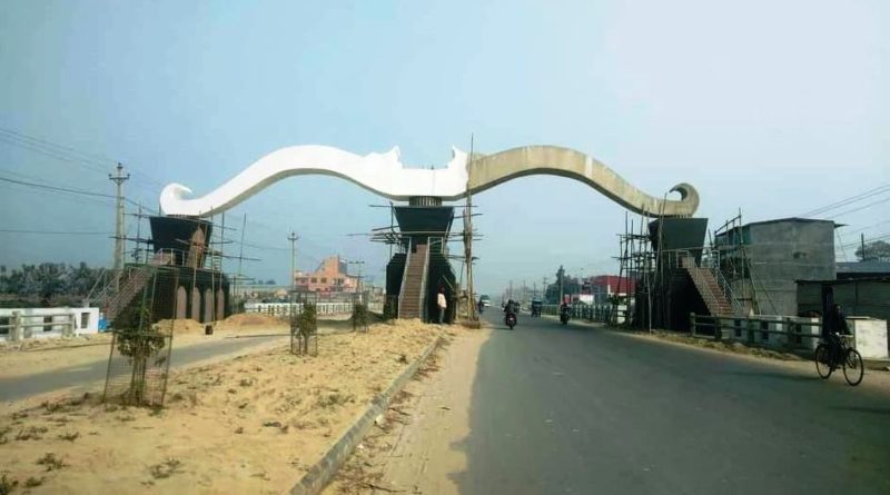 फोहोरले दुर्गन्धित जनकपुरधामको चार करोडको प्रवेशद्वार !