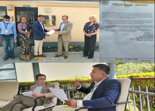 नेपालमा चिनियाँ अतिक्रमण रोक्न माग गर्दै युरोपियन युनियनलाई ज्ञापनपत्र