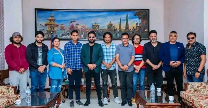 चलचित्र क्षेत्रको समस्याबारे मेयर शाहसँग कलाकारहरुको छलफल