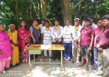 लहान २४ का स्थानीयद्वारा जिल्ला समन्वय समितिका प्रमुख र लहानका उप प्रमुख सम्मानित