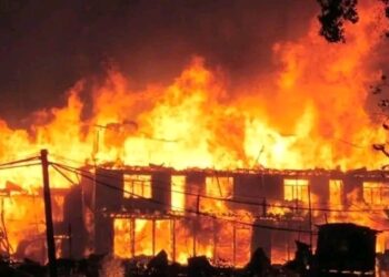 सप्तरीमा आगलागी हुँदा तीन जना घाइते