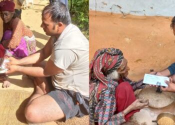 लिखु तामाकोसी गाउँपालिका वडा नं २का अशक्त भएका व्यक्तिलाई घरमै पुगेर सामाजिक सुरक्षा भत्ता वितरण