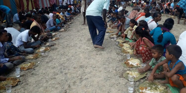 तेह्र औँ दिनको पुन्य तिथिमा महाभोज समपन्न