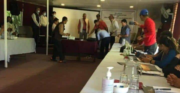 जोखिम सञ्चार र स्वास्थ्य रिपोर्टिङ तालिम धुलिखेलमा सुरु