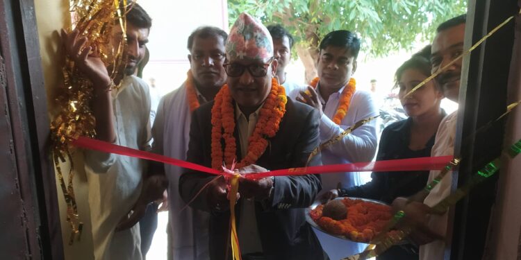 लहानका मेयर चौधरीद्वारा जिम खानाको उदघाटन