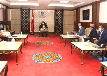 प्रचण्ड भारत भ्रमणमा निस्कनुअघि बालुवाटारमा सत्ता गठबन्धनको बैठक