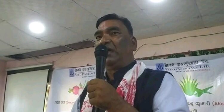 धनगढीका किसानहरुलाई ड्राइगन फुडको खेतीतिर उन्मुख गराउनु पर्छ: मेयर महतो