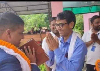नव आगन्तुक प्रमुख प्रशासकीय अधिकृतलाई सरावल गाउँपालिकामा स्वागत