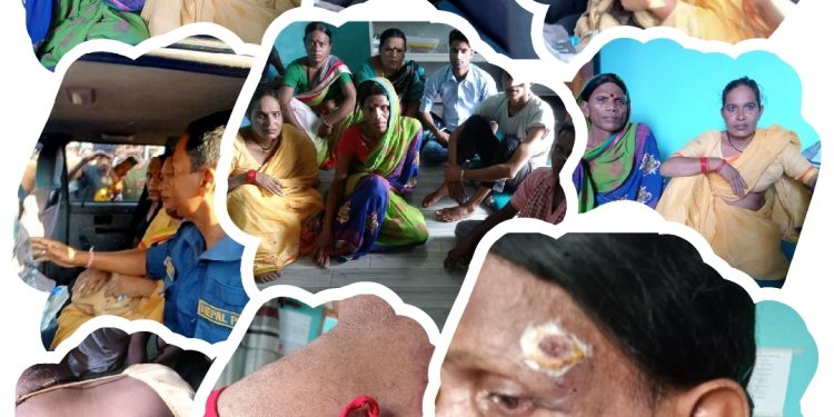 लक्ष्मीपुर चौकमा बच्चा चोरको नाउँमा तेस्रो लिङ्गीमाथी कुटपिट गरिएका ब्यक्तीलाई कार्बाहीको जोडदार माग