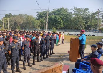 परासीमा म्यादी प्रहरीहरुको तालिम आइतबारदेखि शुभारम्भ