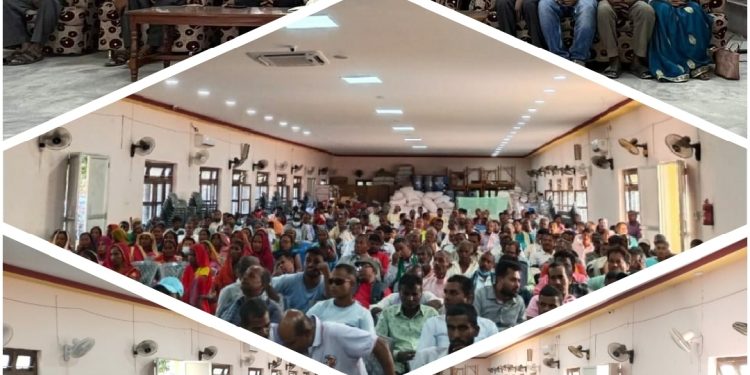 माओवादी केन्द्रको सुभकामना अदानप्रदान लहानमा सम्पन्न