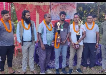 युनिक कृकेट कलब लहानद्वारा नगर स्तरीय खेल सम्पन्न