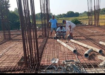 लहान १५ का राजदेवी मंन्दिरको धर्मशालाको ढलान सम्पन्न