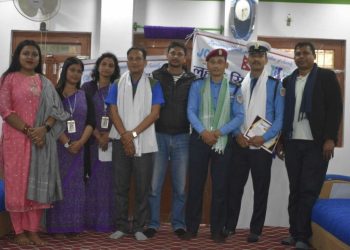 विद्यार्थीलाई सडक सुरक्षा सम्बन्धि सचेतना 