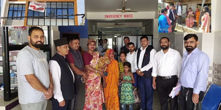 आर्थिक पीडित गर्भबती कोशीला लाई लहान एडभान्स होस्पिटलद्वारा निशुल्क उपचार