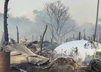 सप्तरीको चिम्टीमा भीषण आगलागी हुँदा दुई सय घर जलेर नष्ट