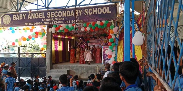 विभिन्न कार्यक्रम गरी ६० औं बाल दिवस मनायो वेवी एन्जल सकेन्ड्री स्कुल