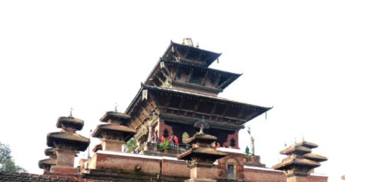 काठमाडौंमा तलेजु भवानीको प्रतिमा पुनःस्थापना, देवीको दर्शनपछि शुभारम्भ