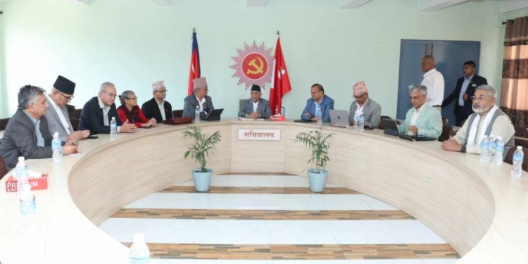 समसामयिक राजनीतिक विषयमा छलफल गर्न एमाले सचिवालय बैठक आज बस्दै