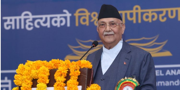 प्रधानमन्त्री ओली: ‘नेपाली जहाँ पुग्छन्, त्यहाँ जागरणको बत्ती बल्छ’