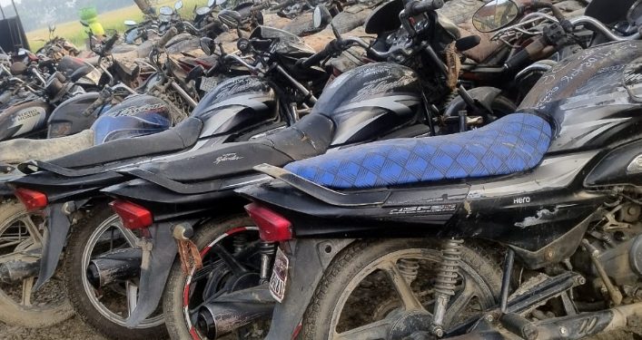 कागजपत्र नभएका २५ वटा मोटरसाइकल रौतहटमा बरामद