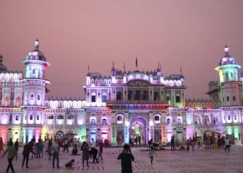 जनकपुरधाममा धूमधामसाथ लक्ष्मीपूजा सम्पन्न, घर-घरमा रंगोली र श्रद्धा