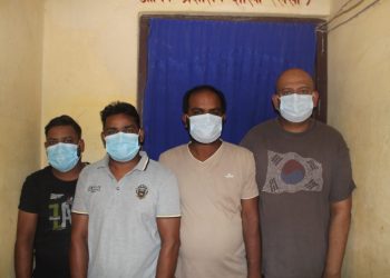 कतार पठाइदिन्छु भन्दै ठगी गर्ने गिरोह लहानबाट पक्राउ : मलेशियन नागरिकसहित चार जना प्रहरी नियन्त्रणमा