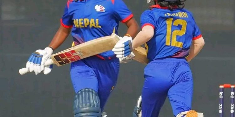 महिला यू–१९ विश्वकप छनोटमा नेपाल युएईसँग १३ रनले पराजित