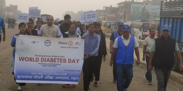 शुगर मुक्त परिवारको कल्पनामा सचेतना अभियान