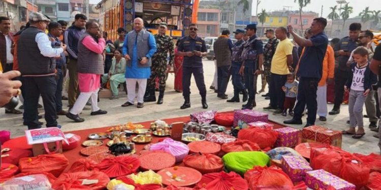 अयोध्या प्रस्थान: जानकी विवाह महोत्सवको निम्तो दिन मधेस प्रदेशका मुख्यमन्त्रीको टोली
