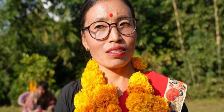 दुई वर्षअघिको हारको बदला लिँदै सिरिजङ्गा ३ मा एमालेकी कुमारी सावादेन निर्वाचित