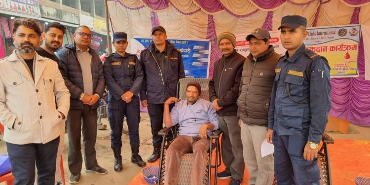 लहानमा वृहत रक्तदान कार्यक्रम सम्पन्न