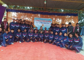 विद्यार्थीलाई आत्मरक्षा र राष्ट्रप्रतिको दायित्व सिकाउँदै एनसीसी तालिम