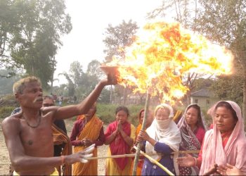 २५ वर्षअघिको भाकल पूरा गर्न सिरहामा दिव्य राहु अनुष्ठान