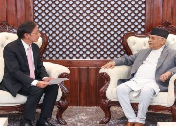 प्रधानमन्त्रीसँग नेपालका लागि थाइल्याण्डका राजदूतको शिष्टाचार भेट