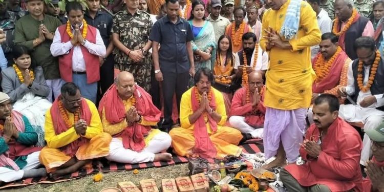 लहानमा बाबा साहेब अम्बेडकर पार्कको शिलान्यास