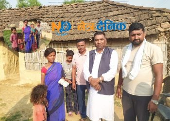 सडकले लियो थातथलो, जीवन बाँच्न माईती फर्किएकी कोशीलालाई आर्थिक सहयोग