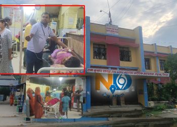 लहानको प्रादेशिक अस्पतालमा बिरामीको चाप, एउटै बेडमा तीन जना उपचारमा