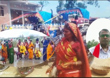 प्रत्यासी वाडा अध्यक्ष महतोको घरमा भब्य बिश्वकर्मा पुजा