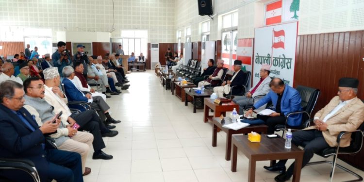 नेपाली कांग्रेसको केन्द्रीय कार्यसमिति बैठक असोज २६ गते सानेपामा