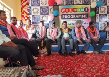 भविष्य निर्माणका प्रतिवद्धता सहित एलएमसी कलेजमा स्वागत कार्यक्रम