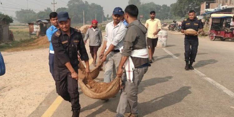 प्रहरी,स्थानीय युवा र नागरिकको संयुक्त पहलले दुर्घटना न्यूनीकरणमा आशा
