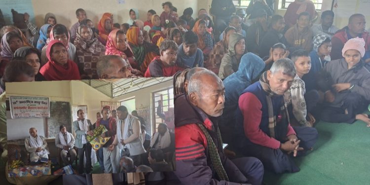 बनरझुलामा समाजसेवी चौधरीको पहल—नयाँ वर्ष अघि कमजोर समुदायलाई न्यानो उपहार