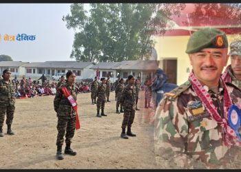 एन.सि.सि तालिमले युवालाई राष्ट्र सेवातर्फ उन्मुख बनाउँछ : सेनानी समीर श्रेष्ठ