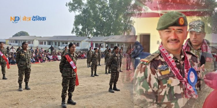 एन.सि.सि तालिमले युवालाई राष्ट्र सेवातर्फ उन्मुख बनाउँछ : सेनानी समीर श्रेष्ठ