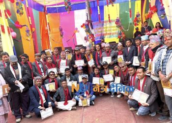 एस.एल.सी.प्रथम ब्याचका शिक्षक सम्मानित, बेतहाका चक्रेश्वर माविको अविस्मरणीय कार्यक्रम