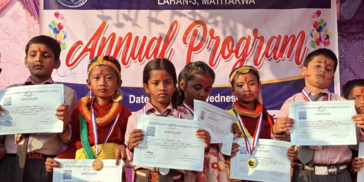 वार्षिक खेलकुदले शिक्षा दीप विद्यालयमा थप्यो उत्साह र प्रतिस्पर्धात्मक ऊर्जा