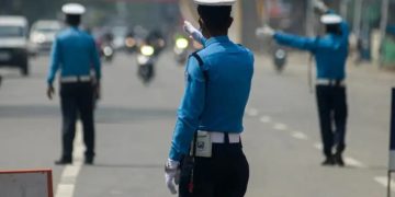 ट्राफिक प्रहरी कारबाहीः २१ लाख ८६ हजार राजस्व दाखिला