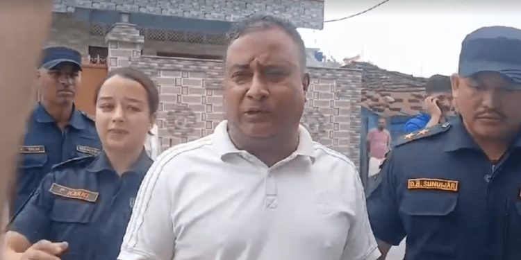 घरबाटै पक्राउ परे काङ्ग्रेस युवा नेता अभिषेक गिरी
